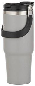 Sticlă gri de călătorie din oțel inoxidabil 1 l Eco – Ladelle