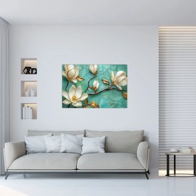 Tablou - Magnolii 3D (90x60 cm)