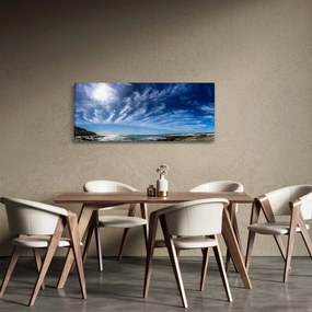 Tablou cu cerul și nori (120x50 cm)