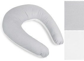 Bellatex Pernă de alăptare Bones gri , 180 cm