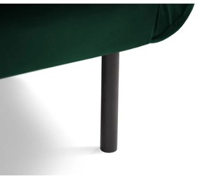 Fotoliu verde închis cu tapițerie din catifea Vienna – Cosmopolitan Design