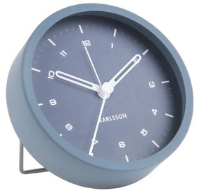 Ceas cu alarmă Karlsson Tinge, ø 9 cm, albastru