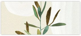 Tablou - Acuarelă ramură N⁰2 (120x50 cm)