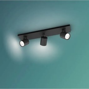 Philips - Spot LED RGBW dimerizabil RUNNER 3xGU10/6,5W/230V negru