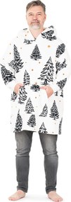 Hanorac din micropluș 4Home Frosted Trees, uni L - pentru bărbați