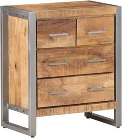 vidaXL Dulap, 60x35x70 cm, lemn de mango nefinisat