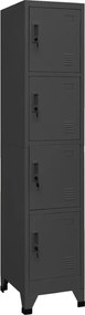 vidaXL Fișet, antracit, 35x45x180 cm, oțel