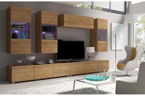 Mobilier living Calabria C5 (Stejar auriu) (fără iluminat). 1051608