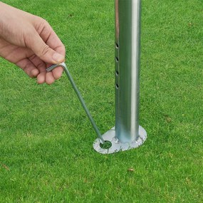 Jusky Cort petrecere Gala 4 x 6 m - alb