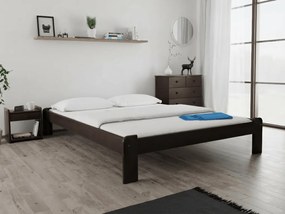 Pat ADA 180x200 cm, nuc Saltele: Fara saltea, Somiera pat: Fara somiera