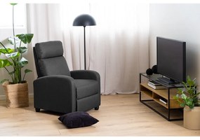 Fotoliu gri antracit de relaxare Siom – Actona