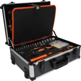 Trusă de scule si accesorii, 88 piese FX Tools – Troler cu set complet de scule, organizare profesională