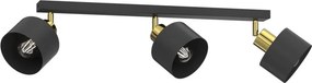 Spot PARKLA 3x E27/15W/230V negru