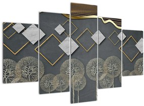 Tablou cu abstracție (150x105 cm)