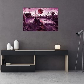 Tablou - Sat fermecat (90x60 cm)