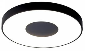 Plafoniera moderna neagra rotunda Coin M