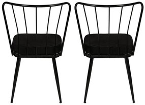 Set 2 scaune Ypsilon (Negru). 1073155