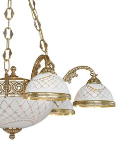 Candelabru din alama design italian 6+2L 7102