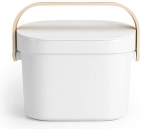 Recipient pentru deșeuri compostabile alb 4 l Bellwood – Umbra