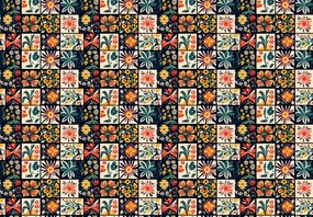 Fototapet - Plăci colorate (147x102 cm)