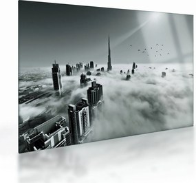 Tablou pe sticlă - Zgârie-nori, dubai (70x50 cm)