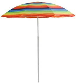 Umbrela de soare COLORFUL STRIPES 180 cm, colorat