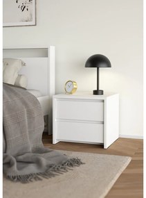 Noptieră albă Next – Tvilum