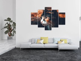 Tablou - Privirea pisicii (150x105 cm)