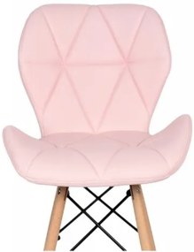 Scaune de sufragerie 4buc din piele, Rose