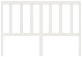 Tablie de pat, alb, 156x4x100 cm, lemn masiv de pin Alb, 156 x 4 x 100 cm, 1