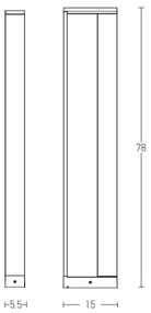 Lampă LED de exterior LED/10W/230V IP54 antracit Zambelis E208