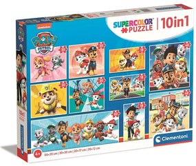 Patrula Cățelușilor Everyone Puzzle Clementoni 10 în 1