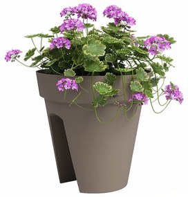 Ghiveci pentru balustradă din plastic reciclat de agățat / de perete ø 30 cm Capri – Artevasi