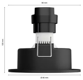 Corp de iluminat LED RGBW dimabil încastrat Philips Hue CENTURA 1xGU10/4,2W/230V