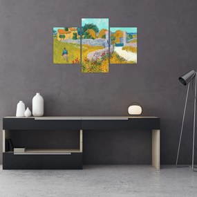 Tablou - Vincent van Gogh, Farmhouse in Provence, reproducere (90x60 cm)