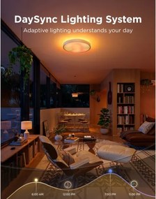 Govee - Plafonieră LED RGBICWW reglabilă, 55W, 230V, Ø 53 cm, Matter, Wi-Fi