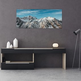 Tablou cu vârfuri înzăpeziți, Fiordland (120x50 cm), în 40 de alte dimensiuni noi