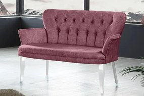 Set canapea 2 locuri cu 2 fotolii, Cafe Homs,roz trandafiriu