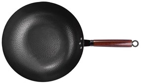 Tigaie wok cu accesorii de bucătărie