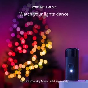 Twinkly TWKP100RGB-G - LED RGB șir de Crăciun 8 m, dimabil, USB Wi-Fi