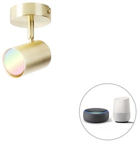 Spotlight inteligent reglabil din alamă, inclusiv Wi-Fi GU10 - Jeana