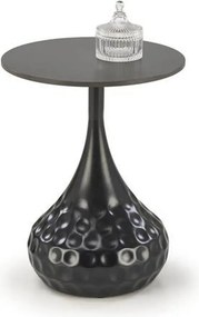 Masuta VERDE, negru, ceramica/metal, 40x40x52 cm