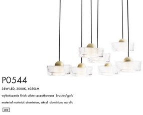 Lustra LED suspendata design decorativ Lipari 7L