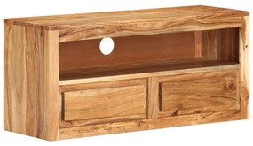 Comode TV, 2 buc., 88x30x40 cm, lemn masiv de acacia 2, lemn masiv de acacia