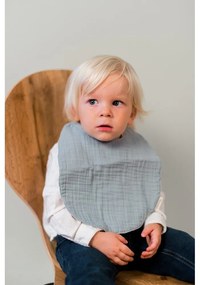 Bavețică din muselină Kindsgut Oslo, albastru