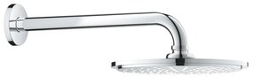 Palarie dus rotunda crom O 210 mm cu brat de dus Grohe Rainshower Cosmopolitan 210