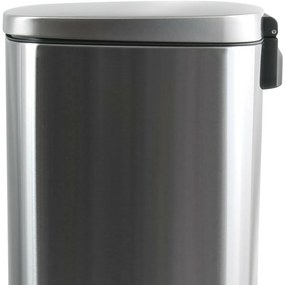 Coș de gunoi cu pedală soft-close Spirella Akira50 l, oțel inoxidabil periat, 50 l
