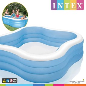 INTEX Centru cu piscină "Beach Wave", 229x229x56 cm, 57495NP