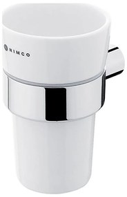 Suport de perete pentru periuțe de dinți NIMCO BR 11058KU-26 BORMO alb/crom lucios