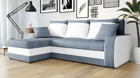 Colțar Maddox (Bristol 2442 + piele ecologică Soft 017 (Alb)). 1059323